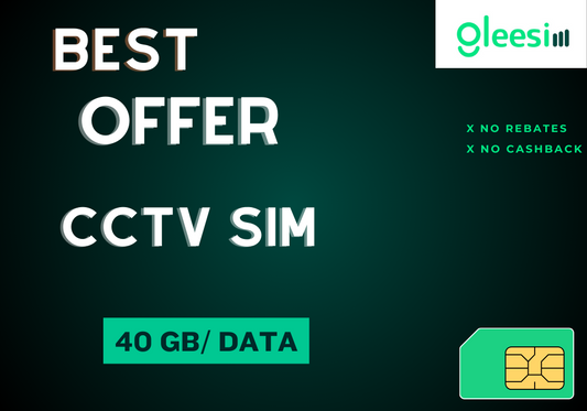 5G CCTV Data sim 40 GB