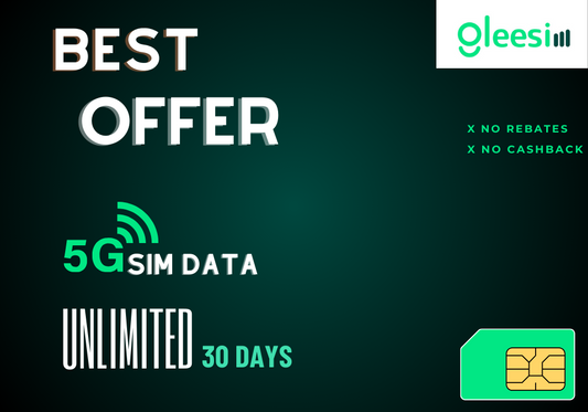 5G Unlimited Data Sim UK 30 days