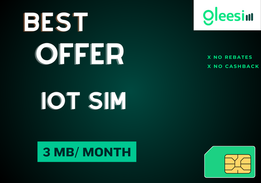 IoT SIM CARD 3MB each month