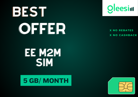 EE M2M sim/UK only/5GB
